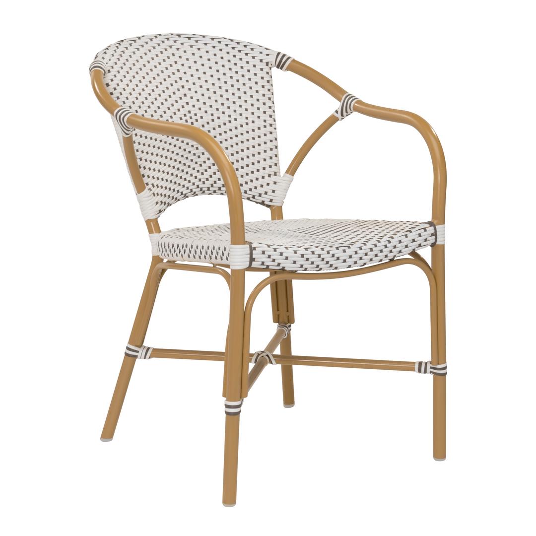 Sika Design Alu-Affäire Valerie Stacking AluRattan Dining Armchair