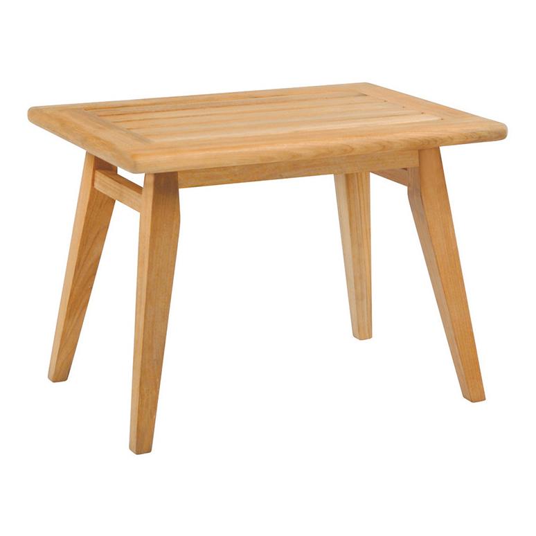 Kingsley Bate Ipanema 25" Teak Rectangular Side Table