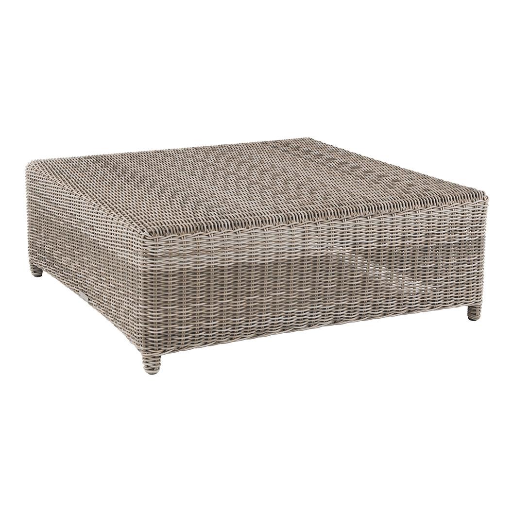 Kingsley Bate Sag Harbor 42" Woven Square Chat Table