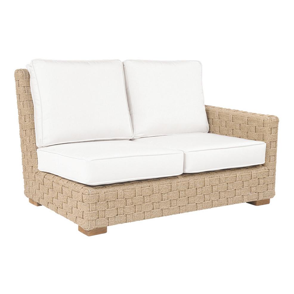 Kingsley Bate St. Barts Woven Right Arm Settee Outdoor Sectional Unit
