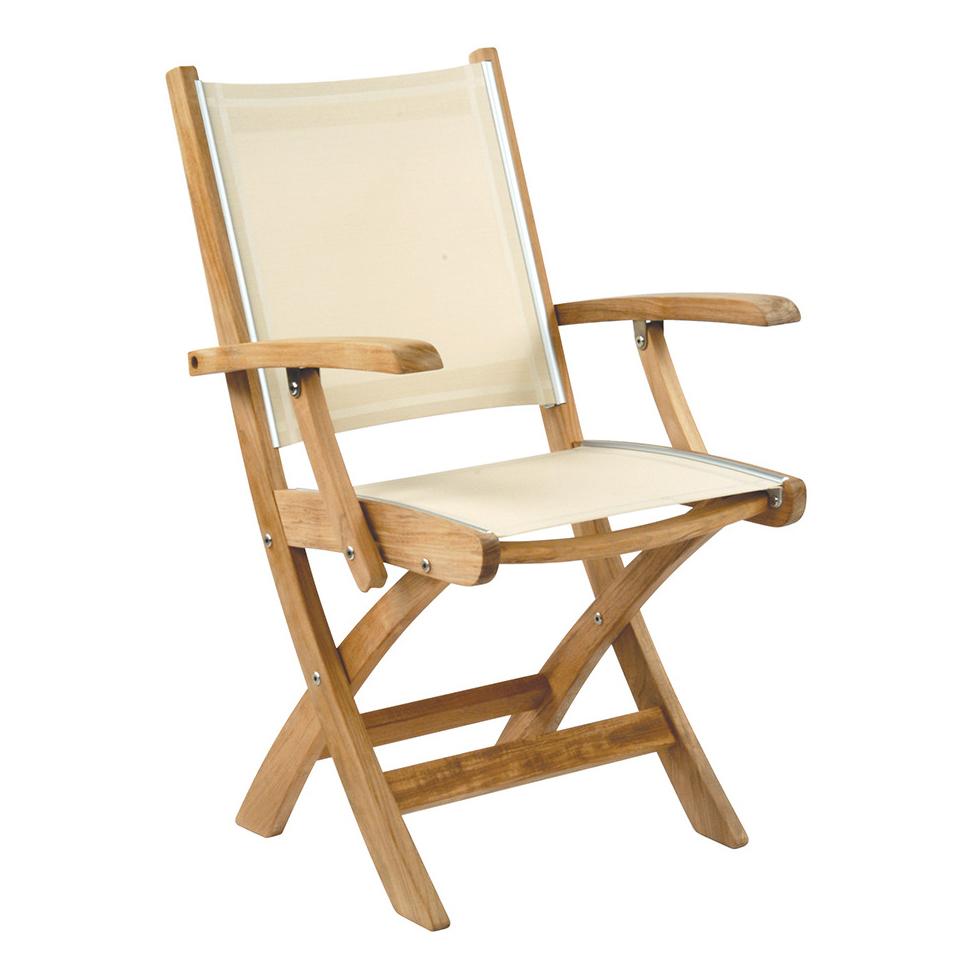 Kingsley Bate St. Tropez Folding Sling Dining Armchair