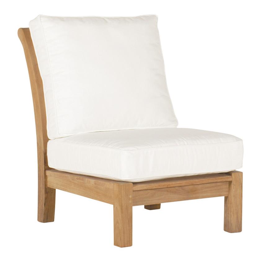 Kingsley Bate Chelsea Teak Armless Outdoor Sectional Unit