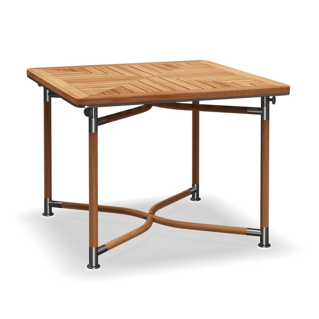 Gloster Navigator 40" Square Folding Teak Dining Table