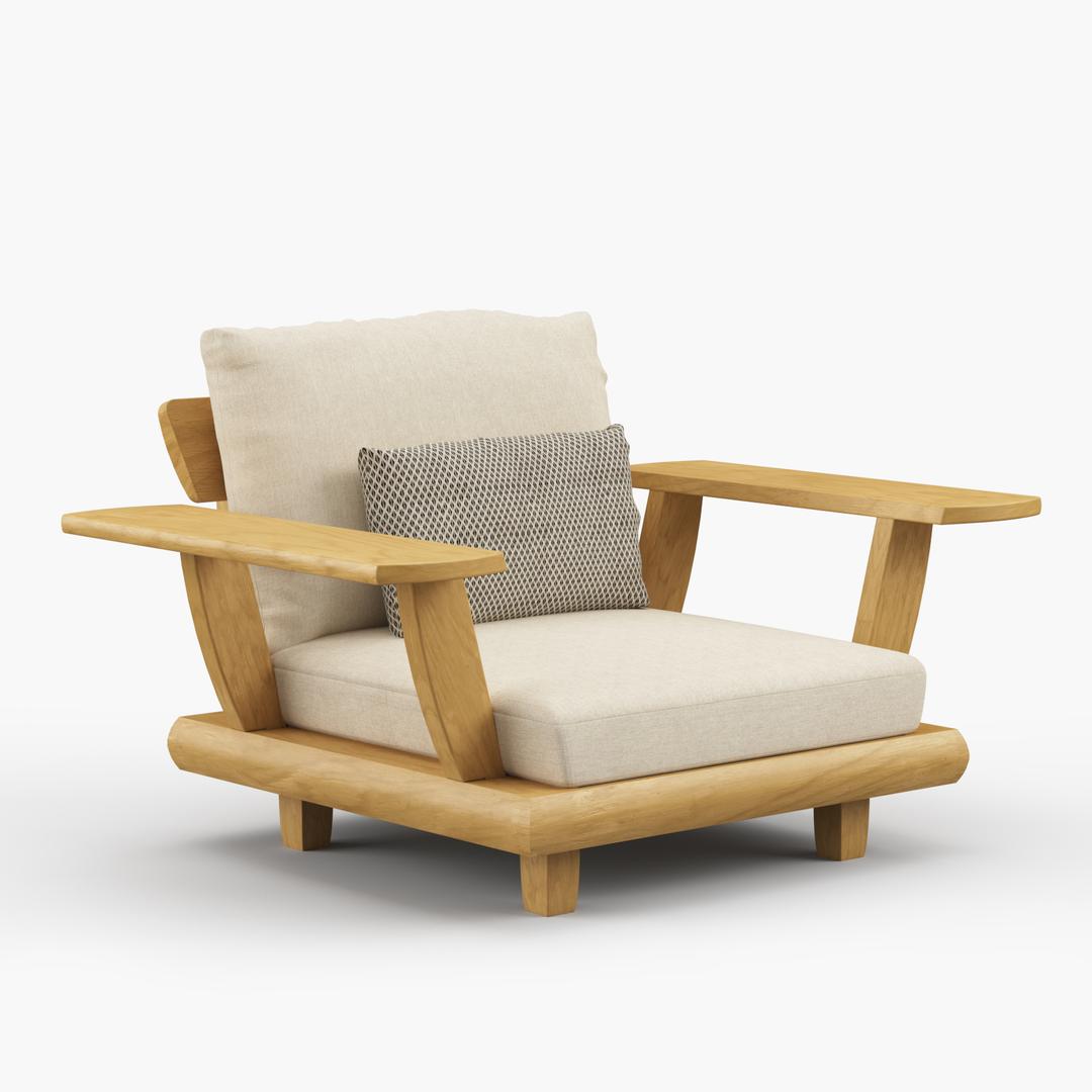 Jensen Outdoor Sorrento Teak Lounge Chair