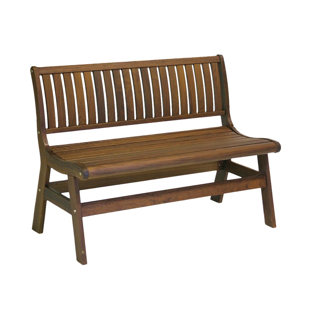 Jensen Outdoor Heritage Amber 43" Ipe Wood Bench