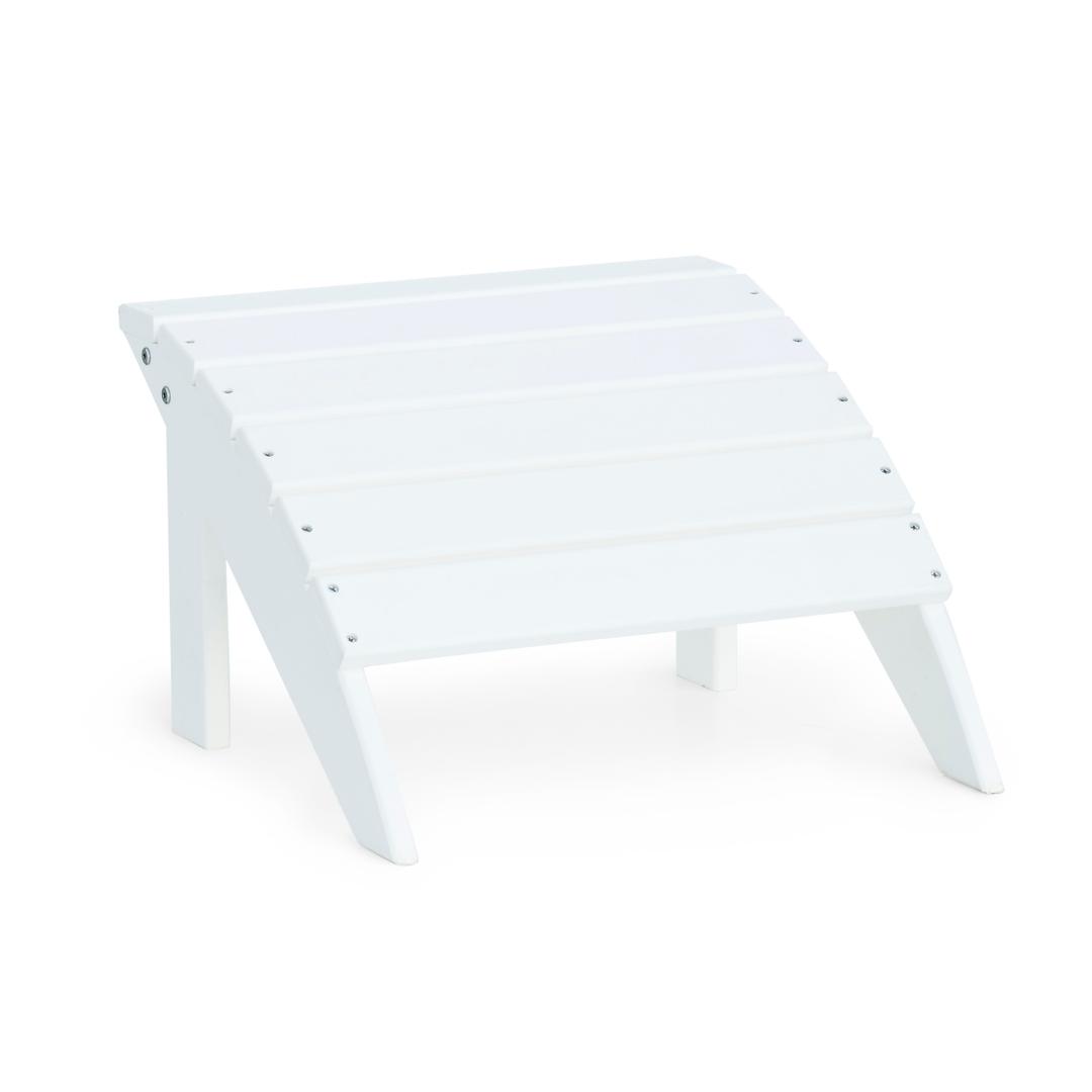 Seaside Casual Coastline Harbor View Recycled Polymer Outdoor Footstool