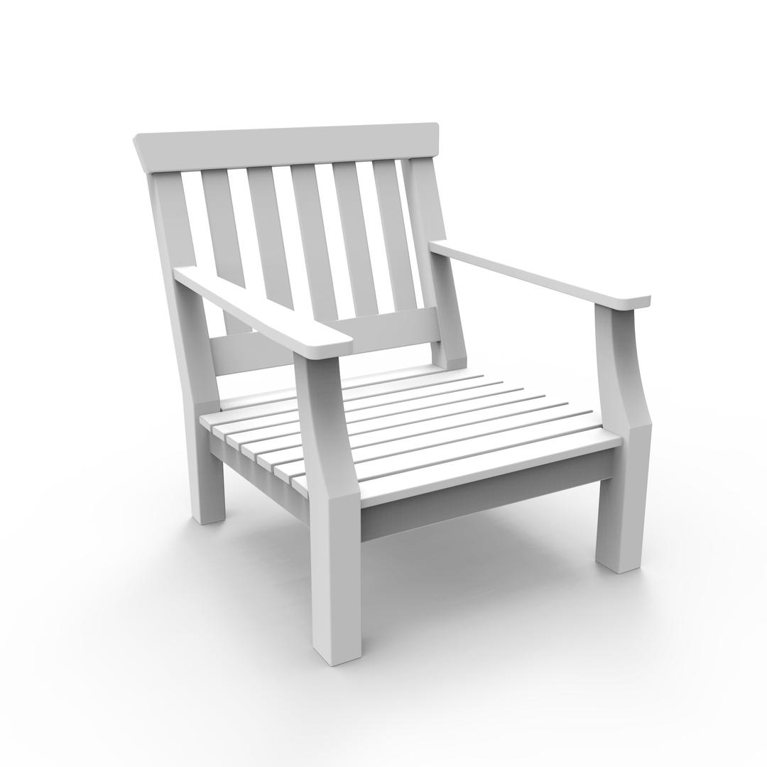 Seaside Casual Nantucket Recycled Polymer Lounge Chair