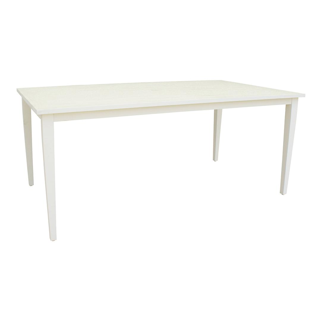 Kingsley Bate Tribeca 72" Aluminum Rectangular Dining Table