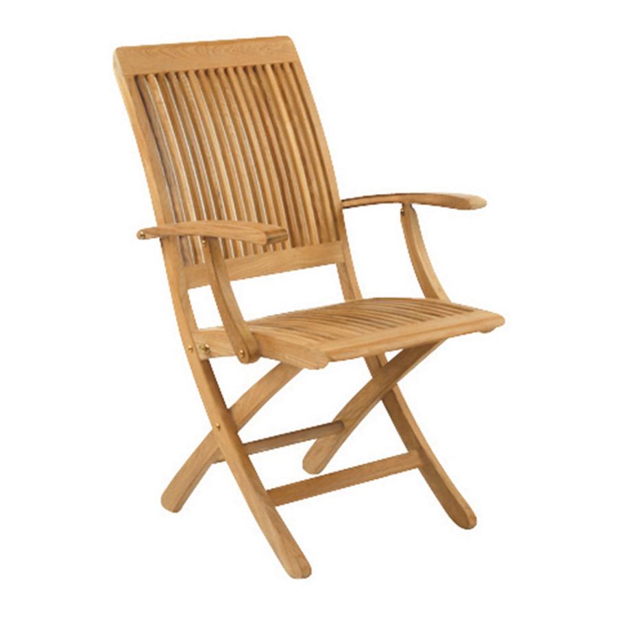 Kingsley Bate Monterey Folding Teak Dining Armchair