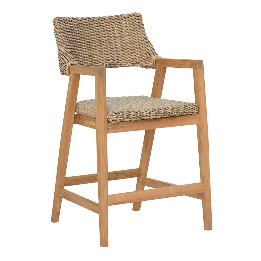 Kingsley Bate Spencer Woven Counter Armchair