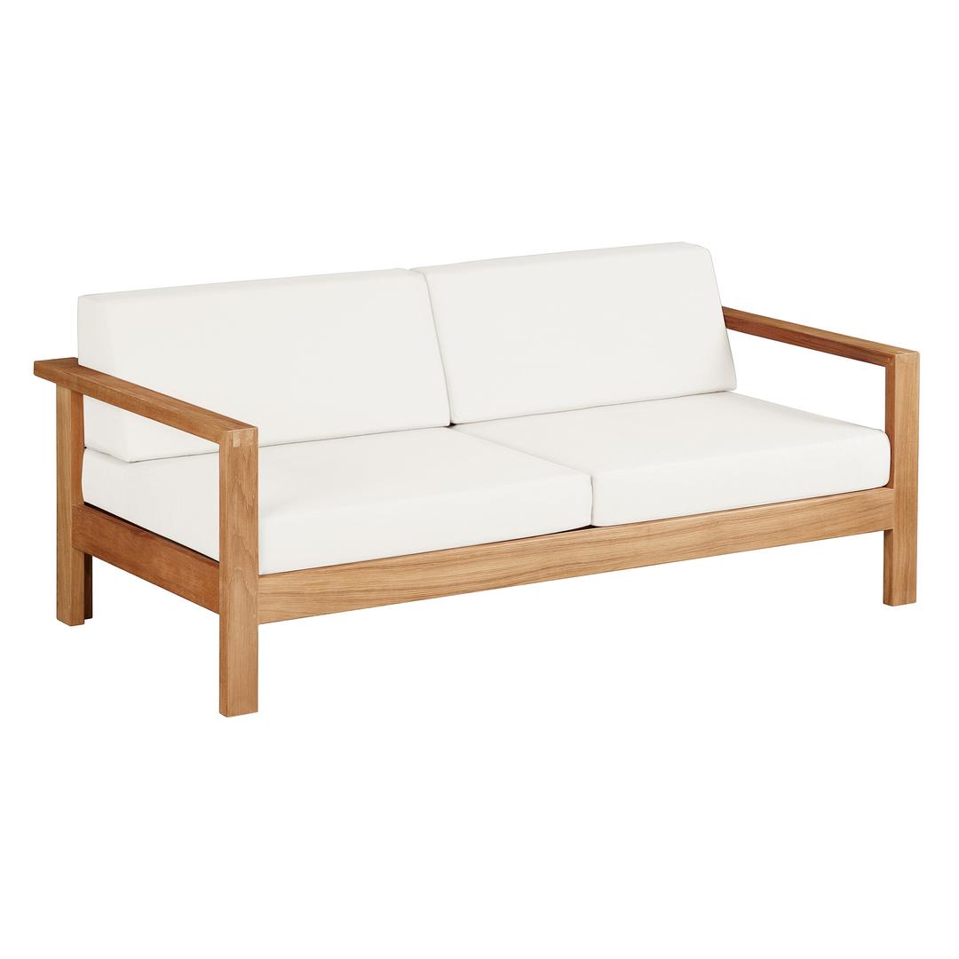 Barlow Tyrie Linear Teak Loveseat